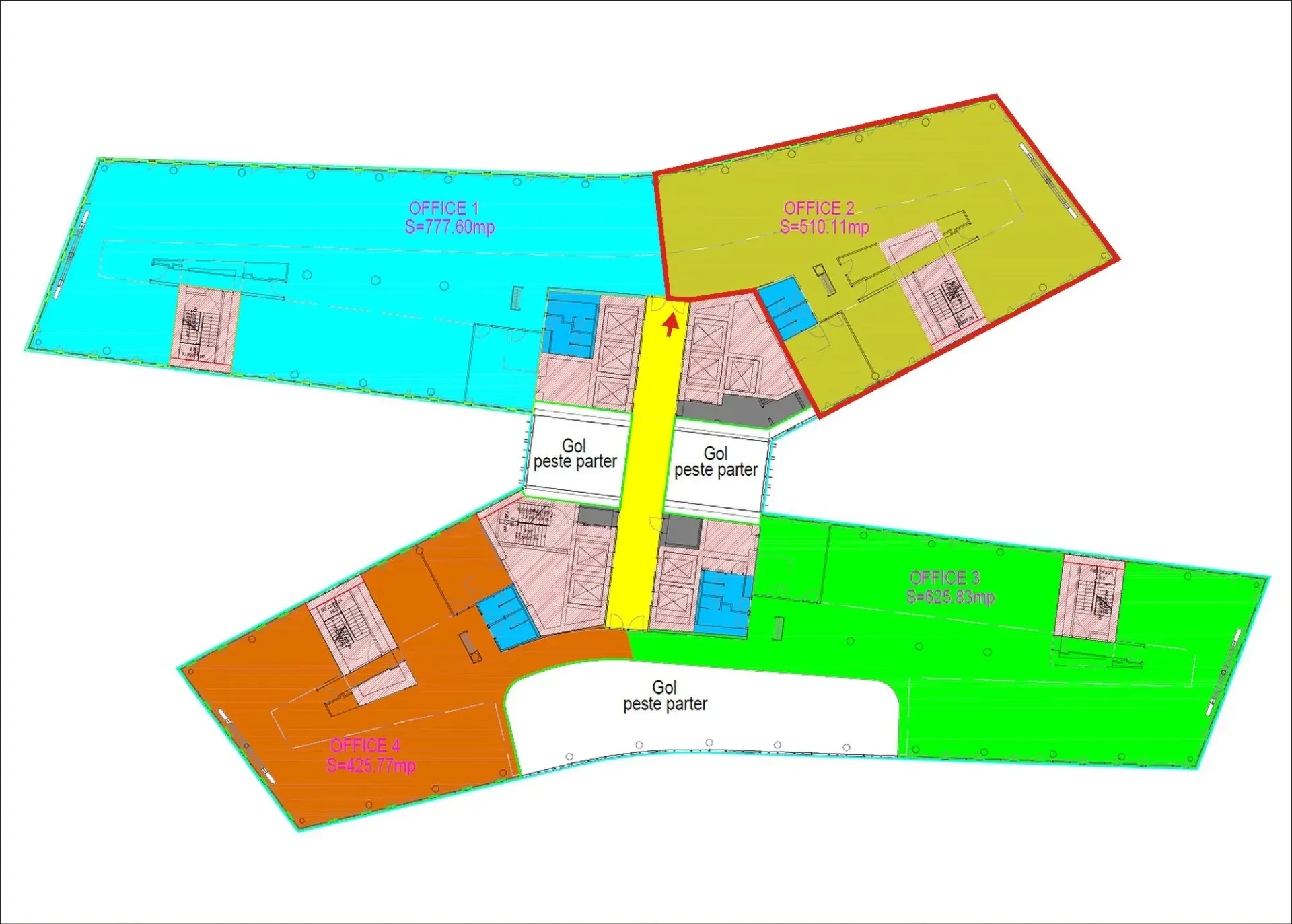 Spații Birouri De Închiriat În Orhideea Towers