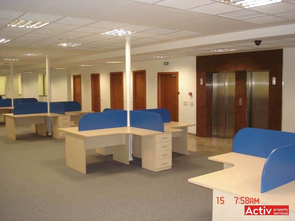 Virtuții Business Center interior propunere layout spații birouri mici strada Virtuții București vest, metrou Petrache Poenaru