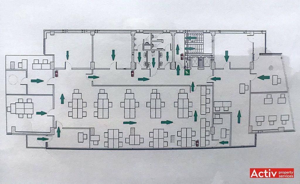 Virtuții Business Center imagine plan