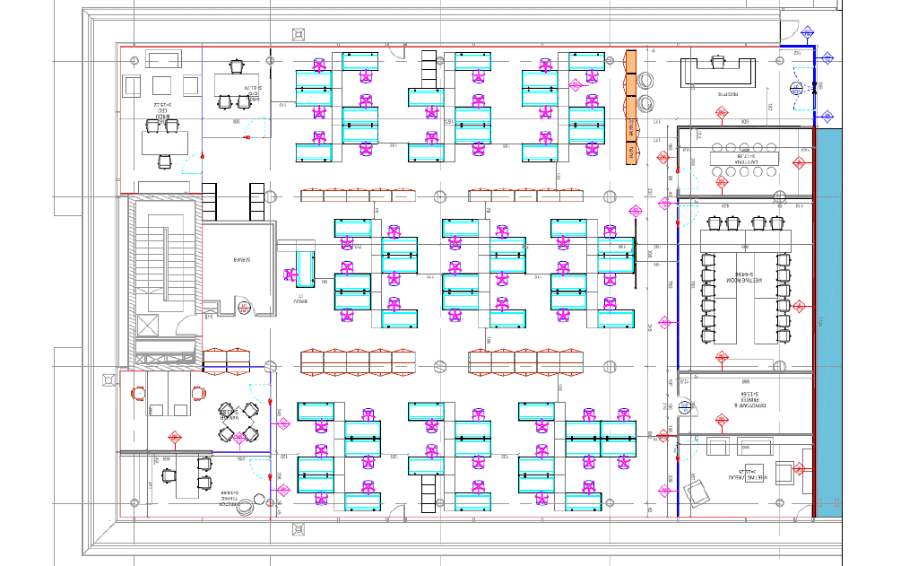 Băneasa Business & Technology Park închiriere spații de birouri zona nord imagine plan etaj 4