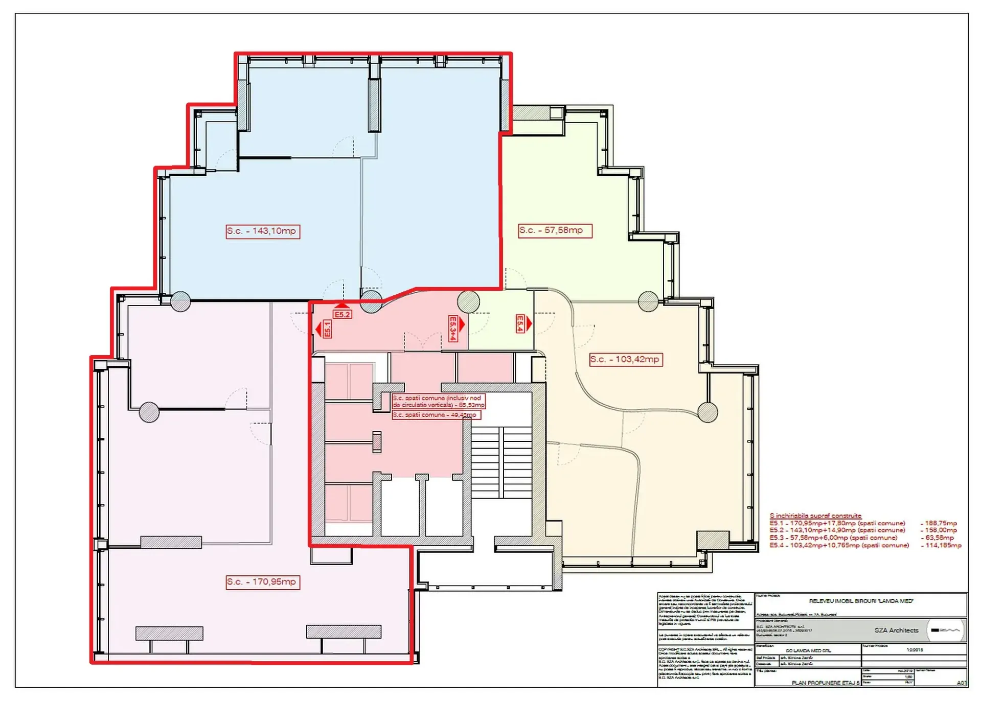 Spații de birouri de închiriat în Lamda Med Office Building