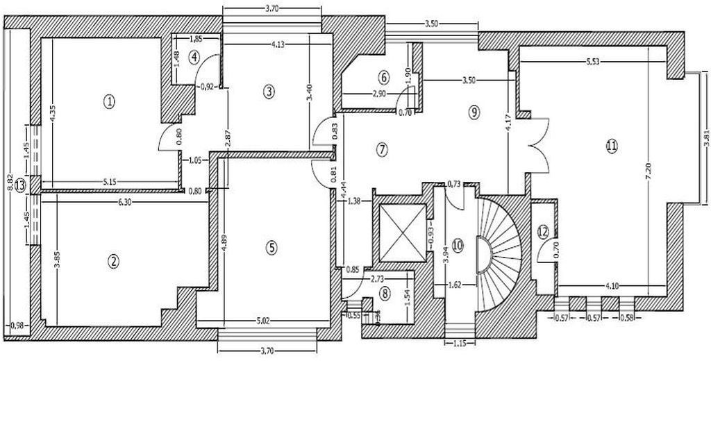 Alexandru Philippide 9B birouri de inchiriat Bucuresti central schita etaj