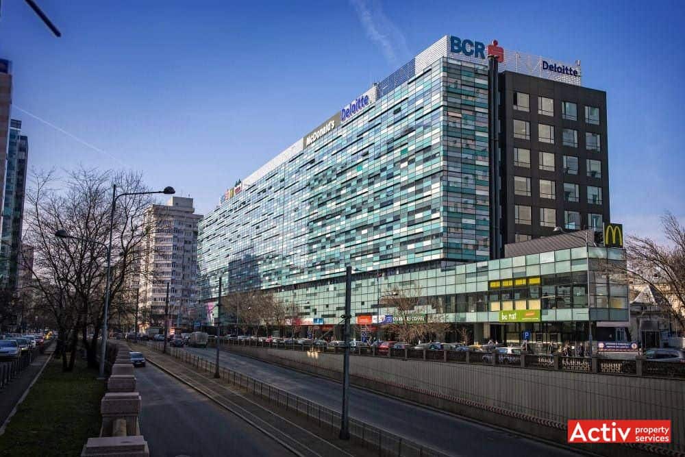 AMERICA HOUSE închirieri spații birouri București zona centrală, vedere pasaj Victoria

