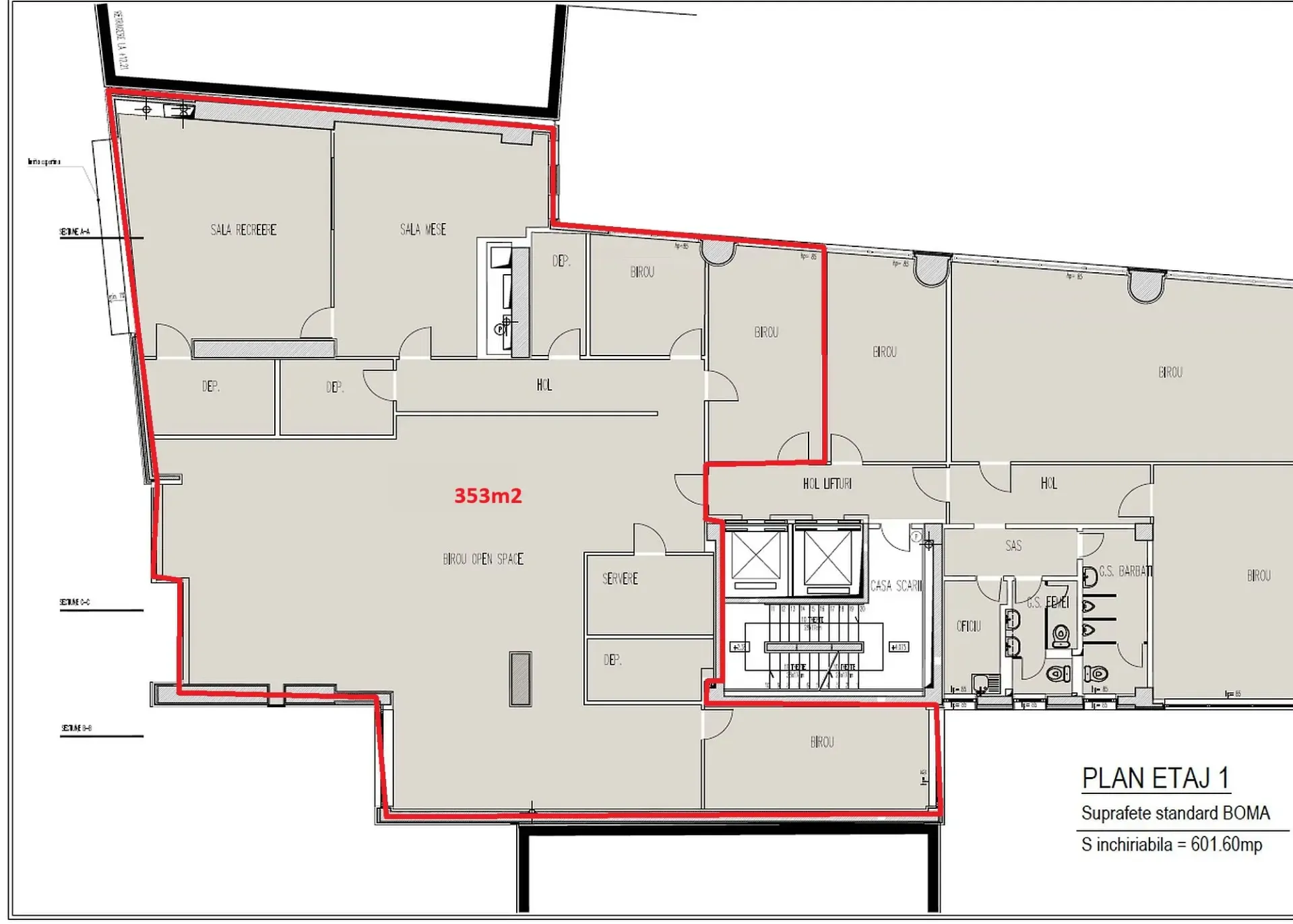 Spatii birouri de inchiriat in Atlantis Business Center