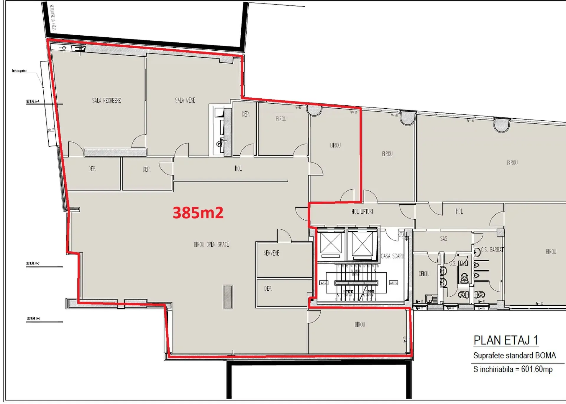 Spatii birouri de inchiriat in Atlantis Business Center