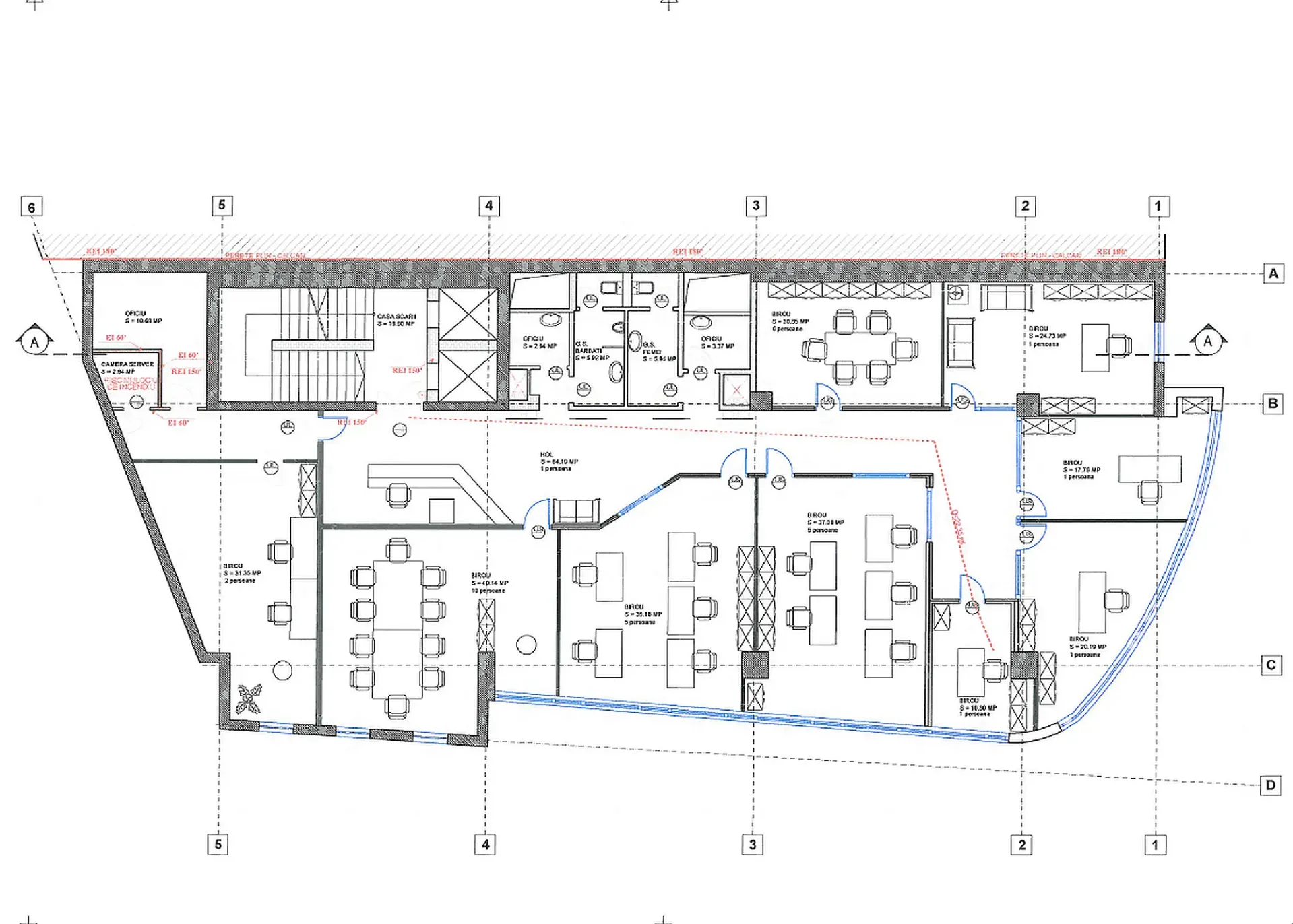 Spatii birouri de inchiriat in Casa Mosilor