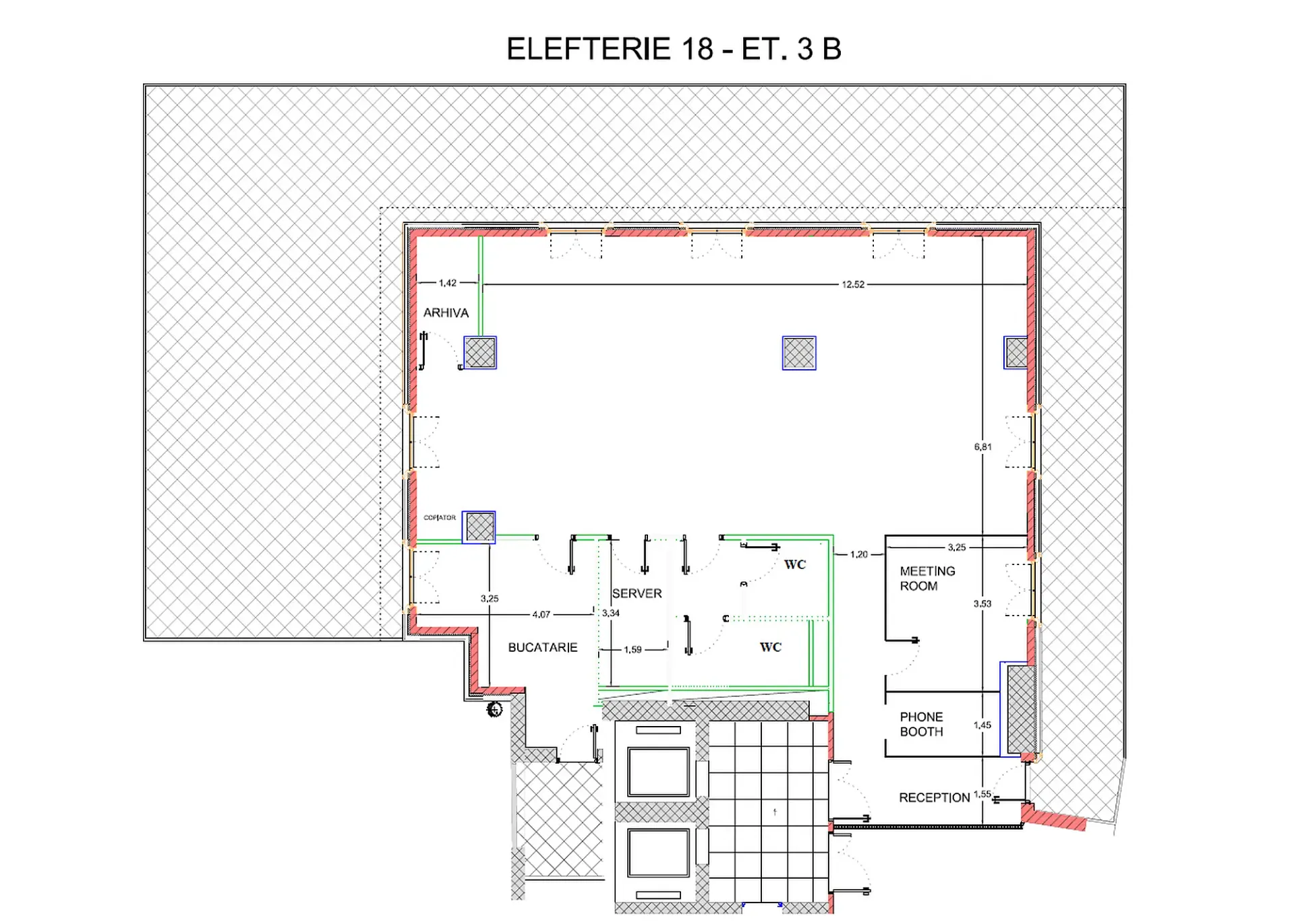 Spatii birouri de inchiriat in Elefterie 18