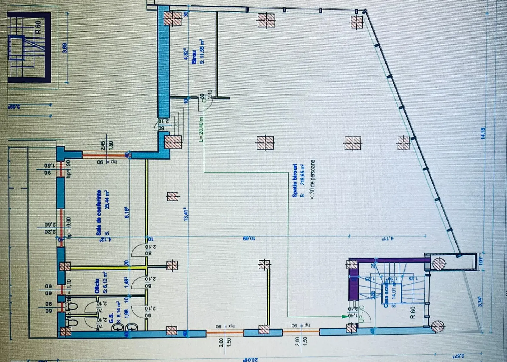 Spatii birouri de inchiriat in InterMacedonia