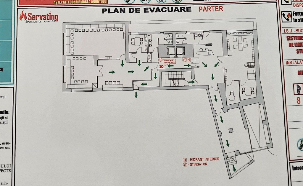 Spatii birouri de inchiriat in Semilunei 4-6, poza plan