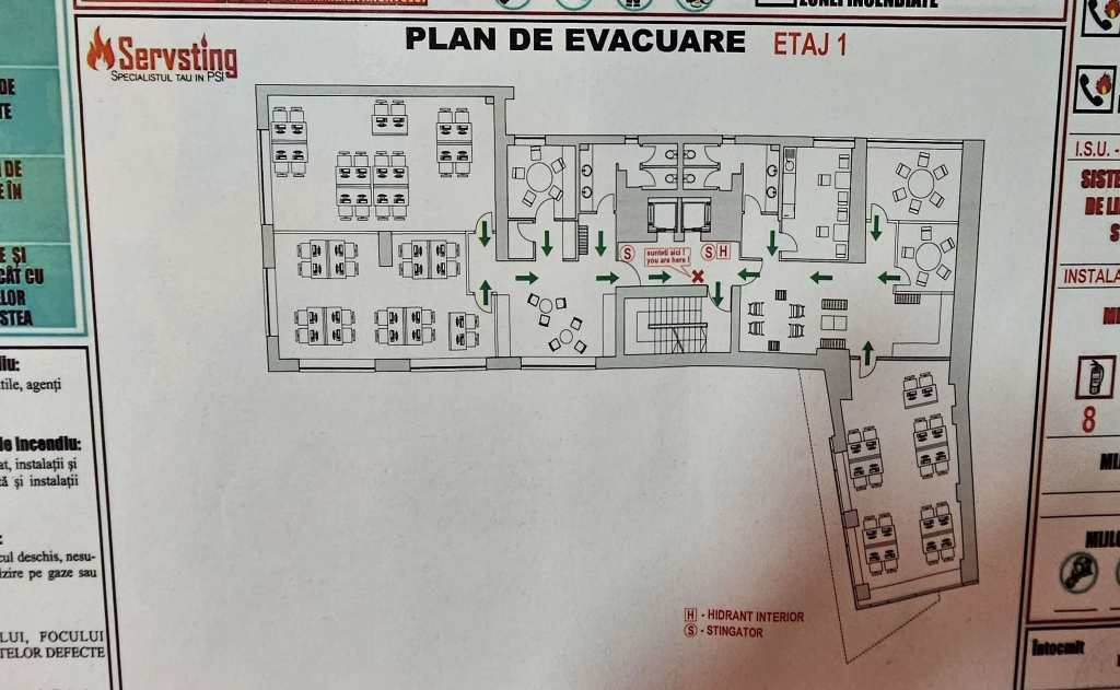 Spatii birouri de inchiriat in Semilunei 4-6, poza plan