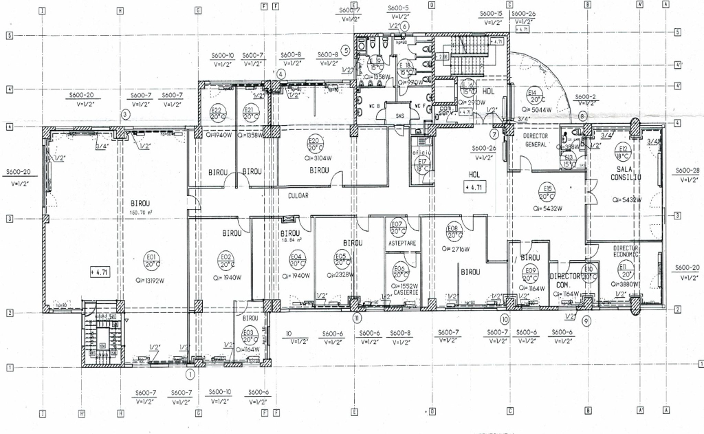 Spatii birouri de inchiriat in Tepes Voda 89, poza plan