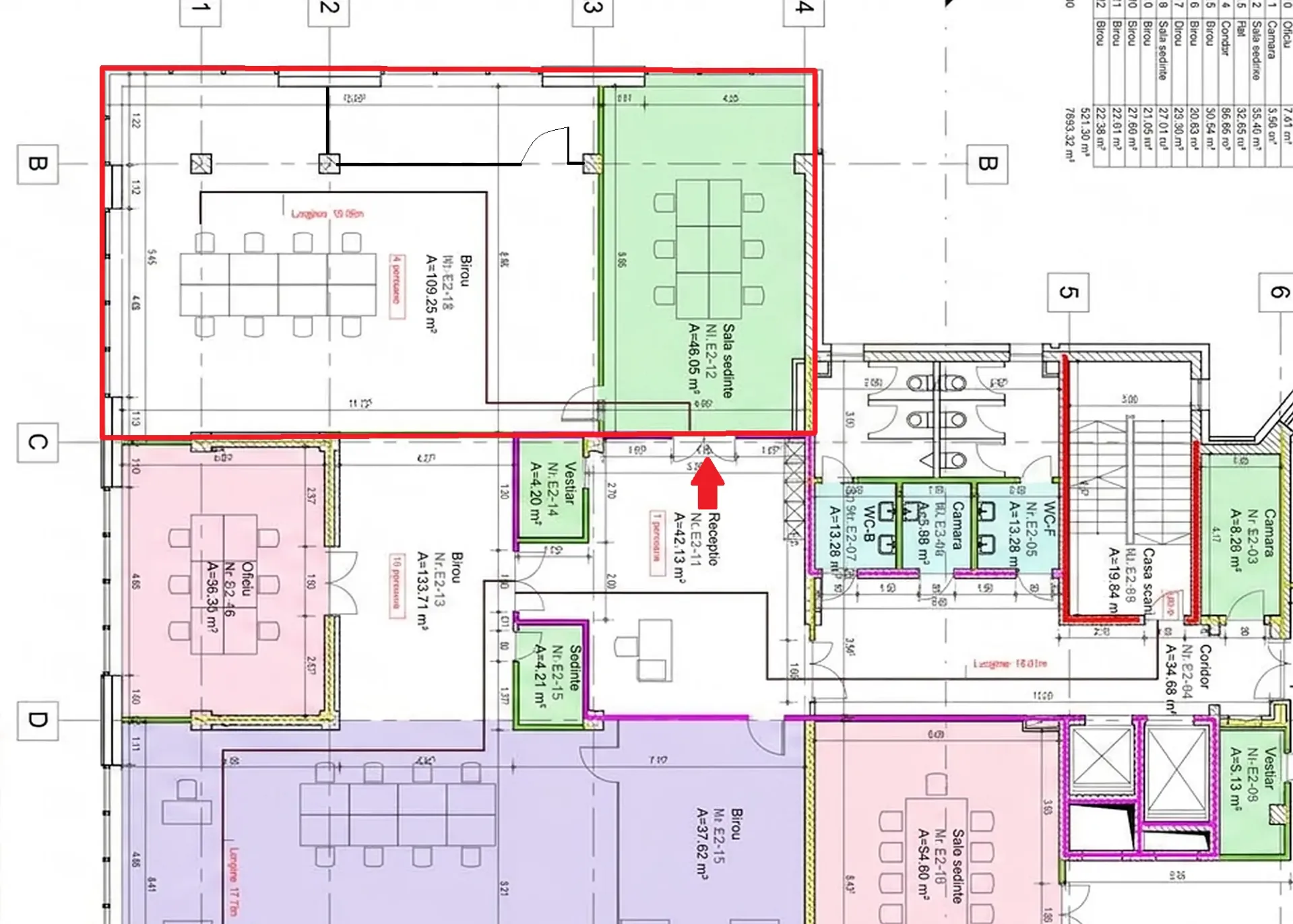 Spatii birouri de inchiriat in Triumph Business Center