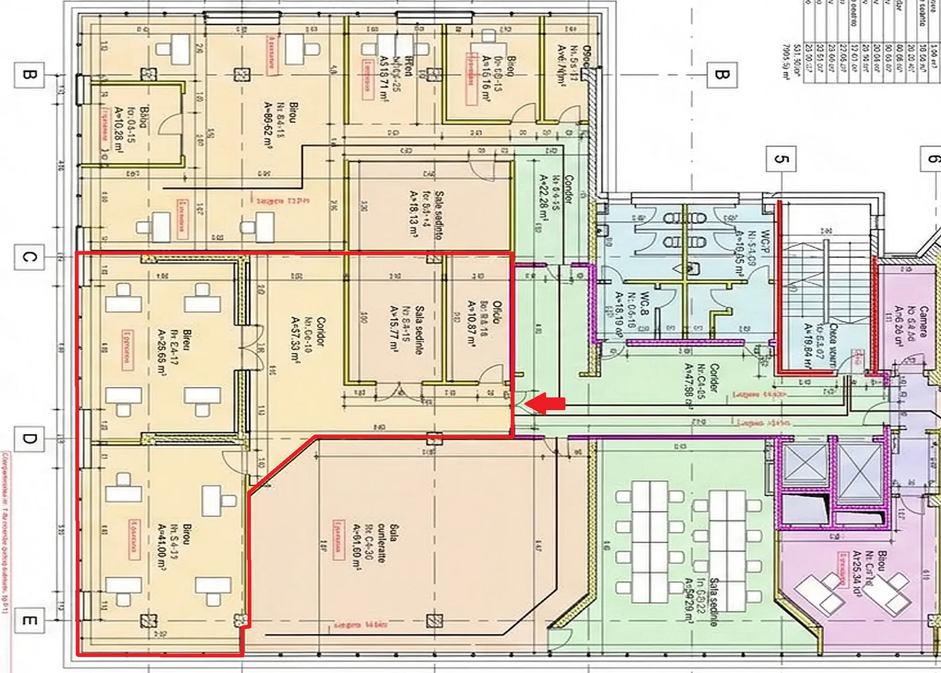 Spatii birouri de inchiriat in Triumph Business Center