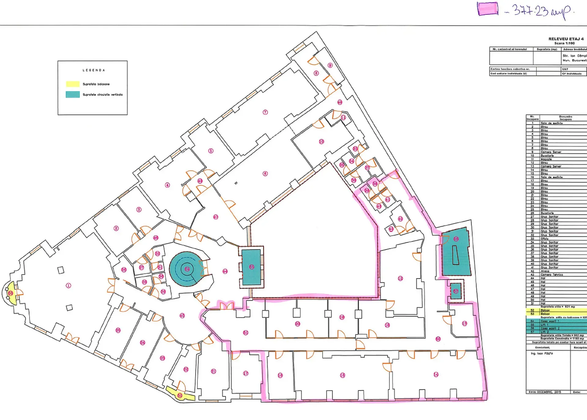 Spatii birouri de inchiriat in Union 1