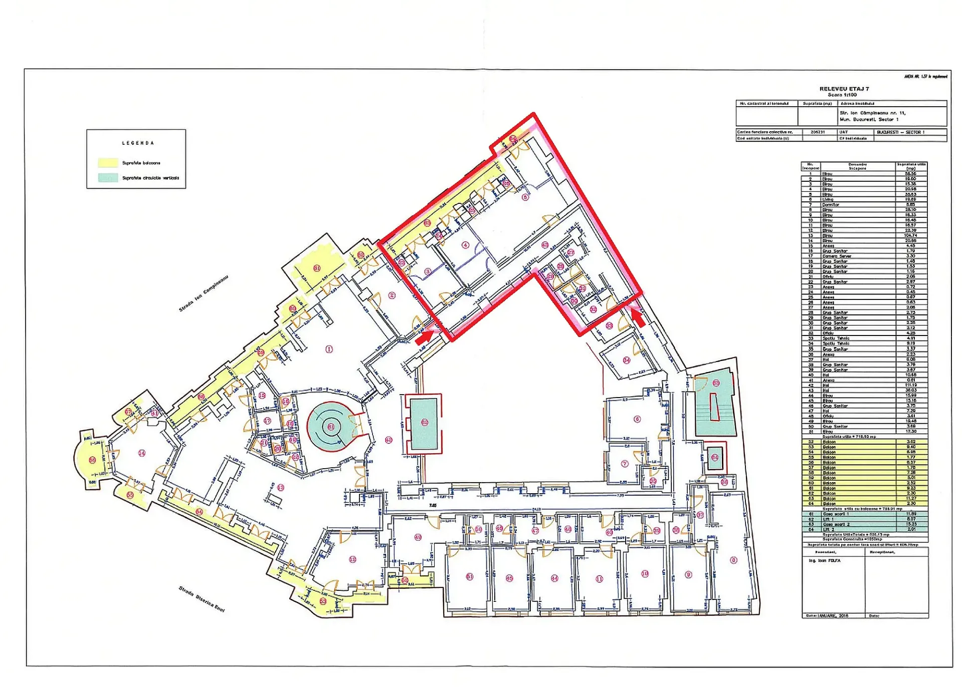 Spatii birouri de inchiriat in Union 1