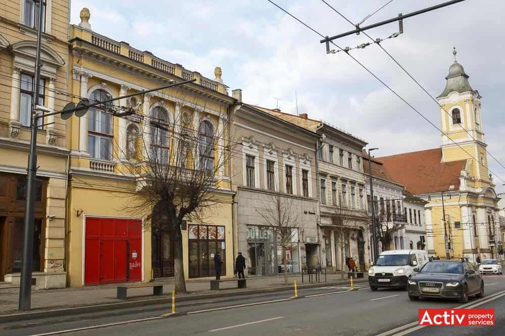 Piața Unirii 24 spații birouri Cluj vedere stradală