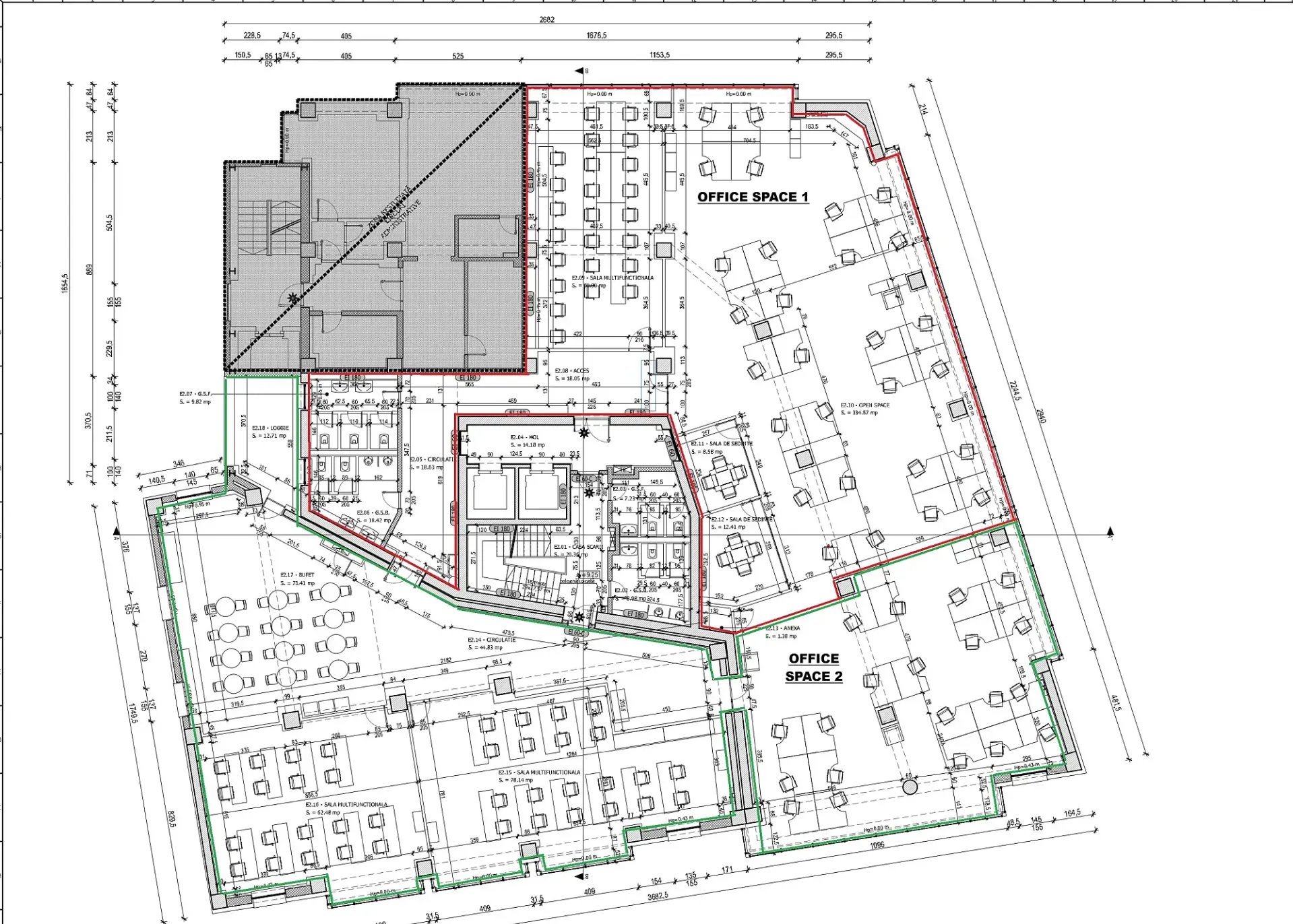 Spatii de birouri de inchiriat in Unimed Business Center