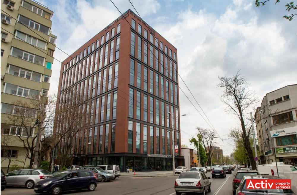 Ștefan cel Mare Building spații birouri zona centrală a Bucureștiului vedere stradală din strada Tunari