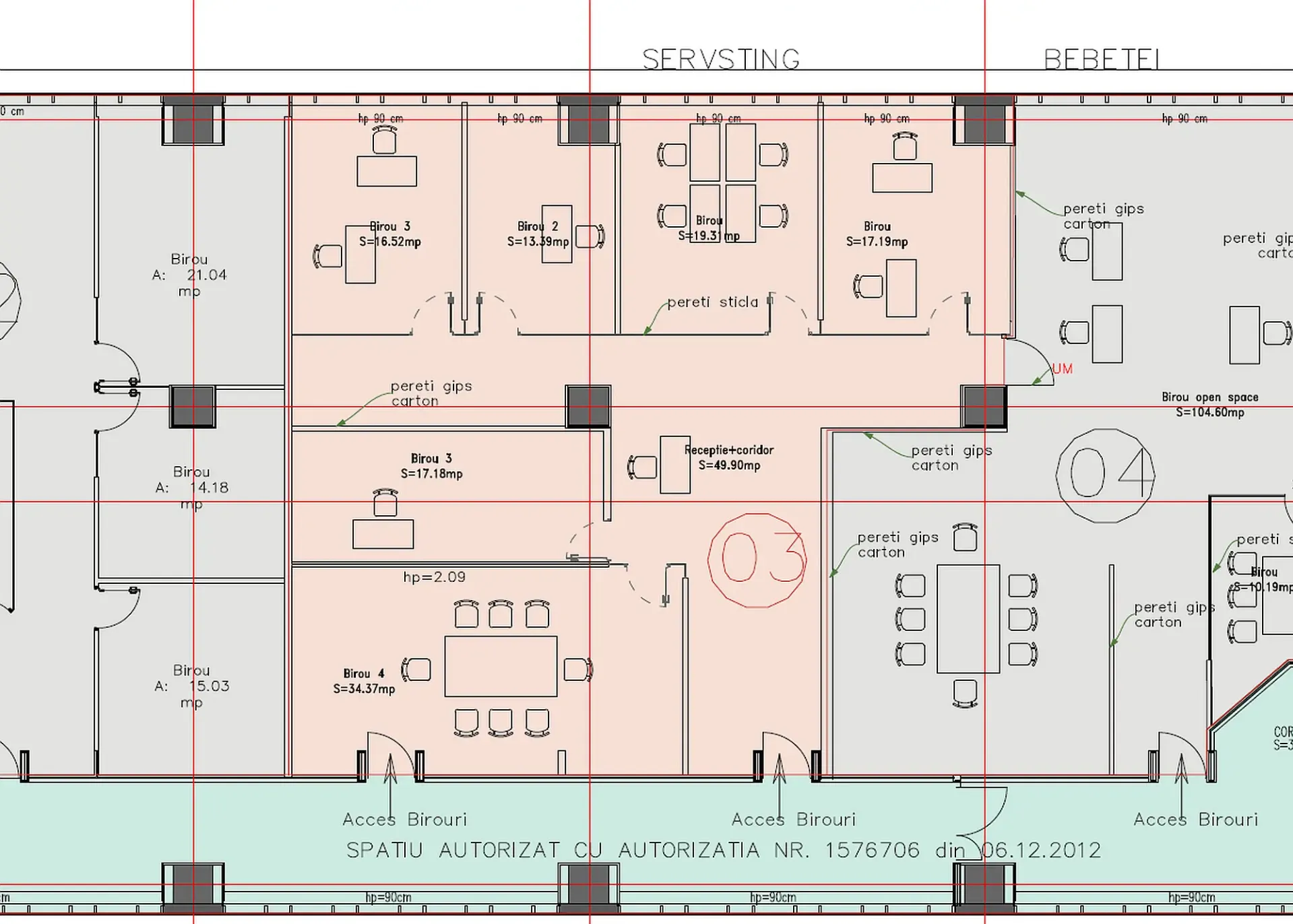Sun Offices - et.2 - 280m2 (Dec 2025)