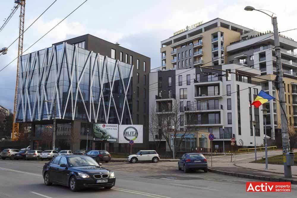Teodor Mihali Office Building spații de birouri Cluj-Napoca Iulius Mall perspectivă zonă
