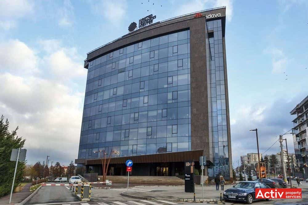 United Business Center Tower închiriere birouri Cluj-Napoca vedere fațadă
