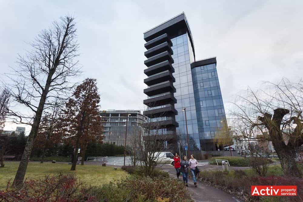 United Business Center Tower birouri de închiriat Cluj-Napoca vedere parc Iulius