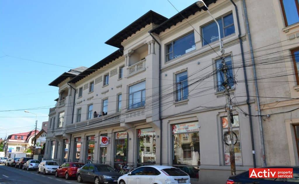 Inchirieri birouri mici strada Vasile Lascar 144-146 cladire istorica modernizata vedere stradala, oferta actualizata 2018